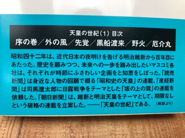 天皇の世紀　全12巻揃【2010年/文春文庫】/大仏次郎　YDJ745_画像5