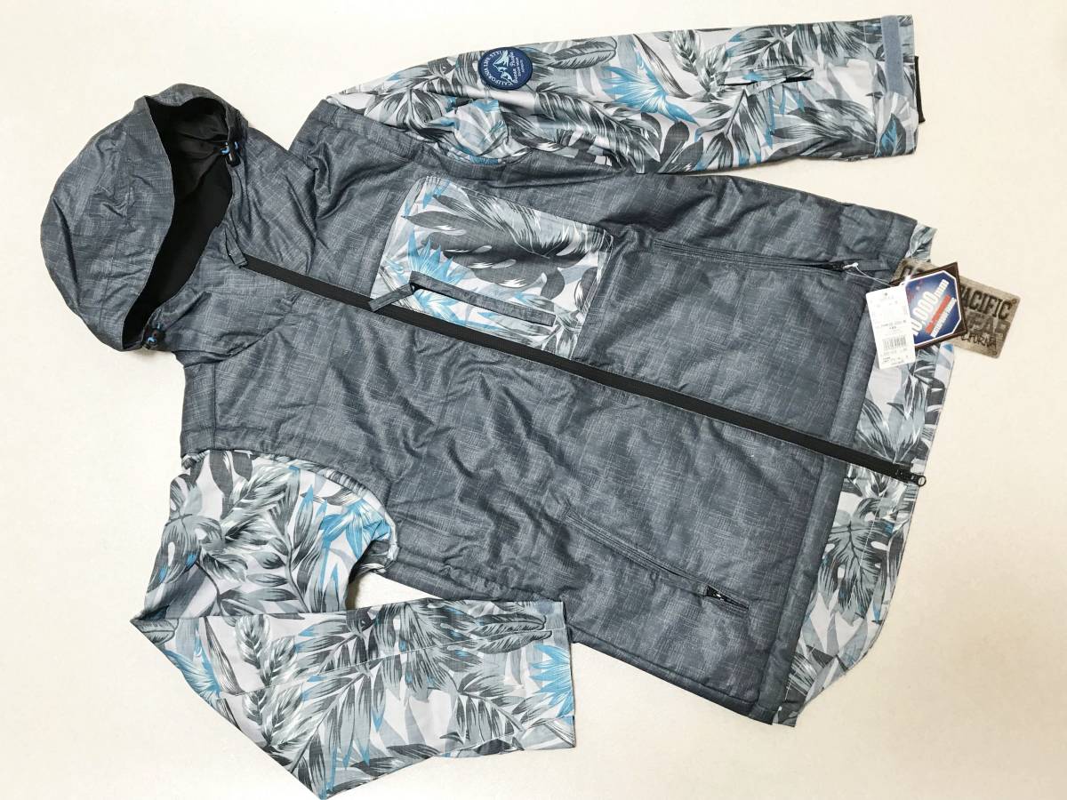 メンズMサイズ：オーシャンパシフィック◆スノーウエア/スキーウエア上衣・スノージャケット/重ね着風スノーボードウエア：BK　28,000+税