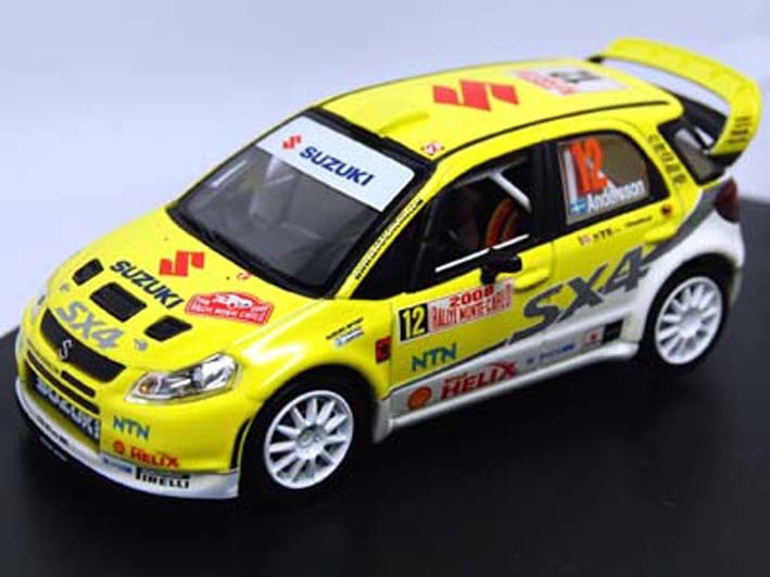 A* Suzuki special order *Norev Suzuki SX4 WRC #12 P.G. under son2008 Rally Monte Carlo 