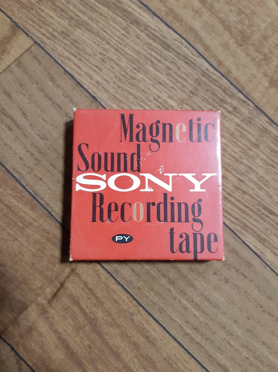 SONY Magnetic Sound Recording Tape #PY-3/62m 200ft # unused goods 