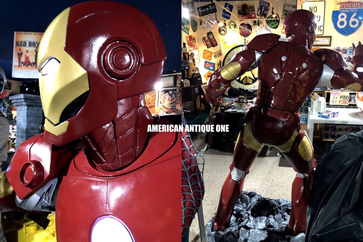 all goods super-discount sale beginning *192cm life-size figure Ironman 4 place shines!! eyes, right palm,., left elbow . light - ^^