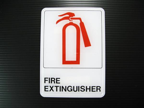  America. store articles autograph (FIRE EXTINGUISHER) fire extinguisher white 