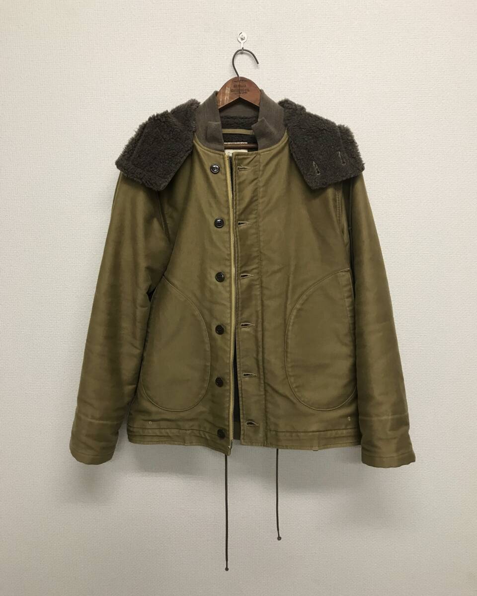 OLD JOE - CORD CLOTH HOODED DECK JACKET サイズ 38 オールドジョー OLDJOE ジャケット 検)PHIGVEL フィグベル _画像2