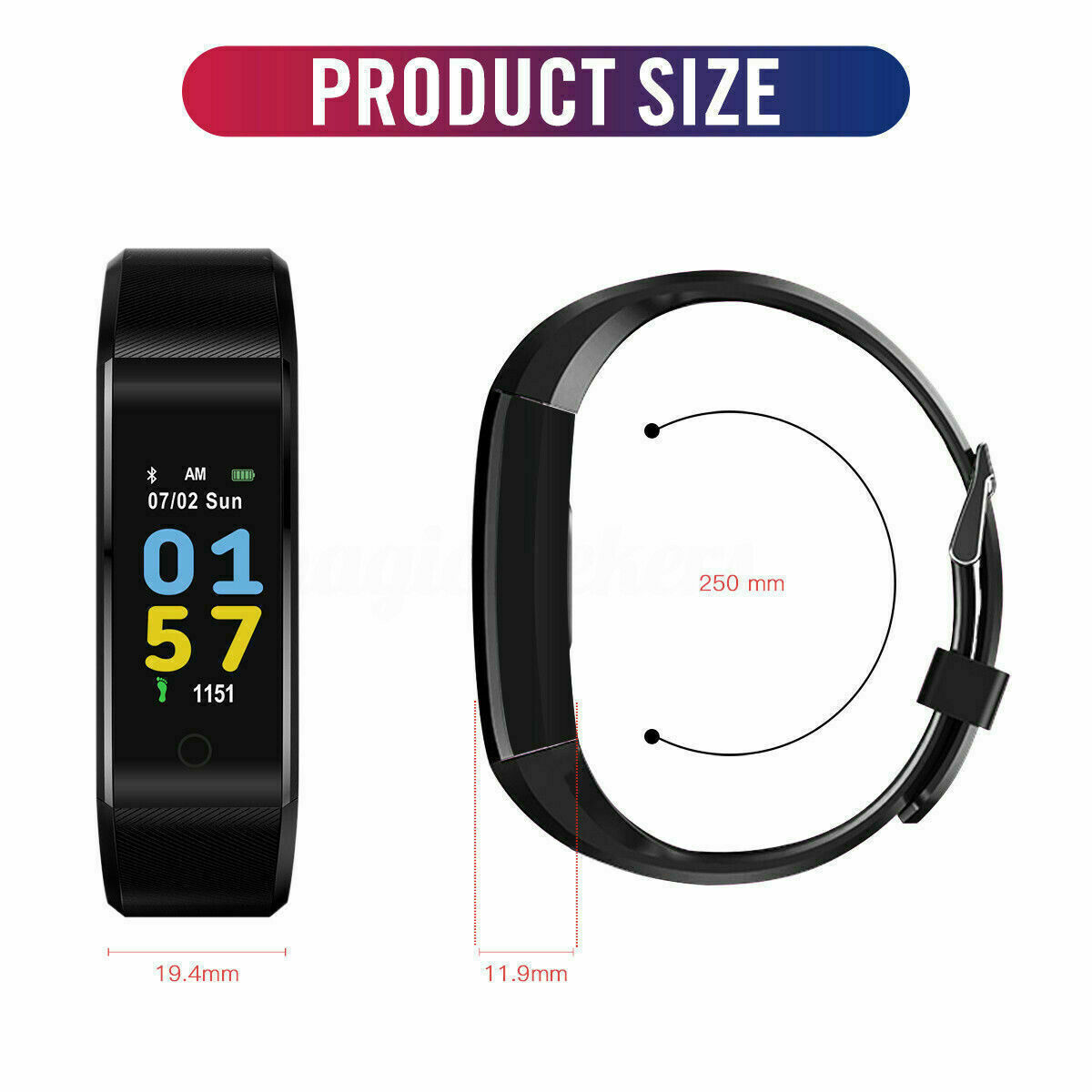  new commodity *Bluetooth* multifunction smart watch black black Smart bracele iPhone Android correspondence Bluetooth sport watch 