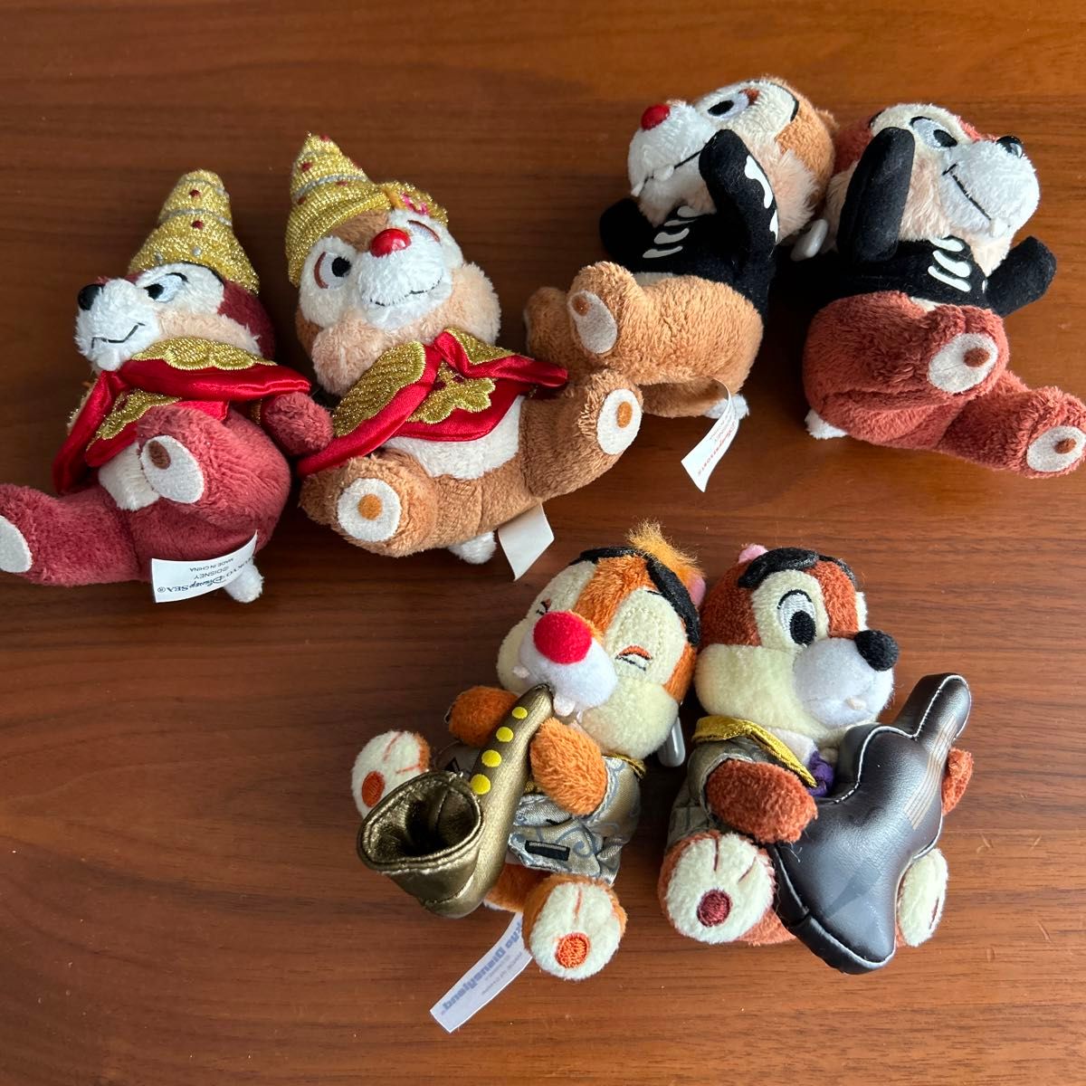 ディズニー ぬいば ぬいぐるみバッチ チップ&デール 3種セット ディズニー ぬいば ぬいぐるみバッチ チップ&デール 3種セット