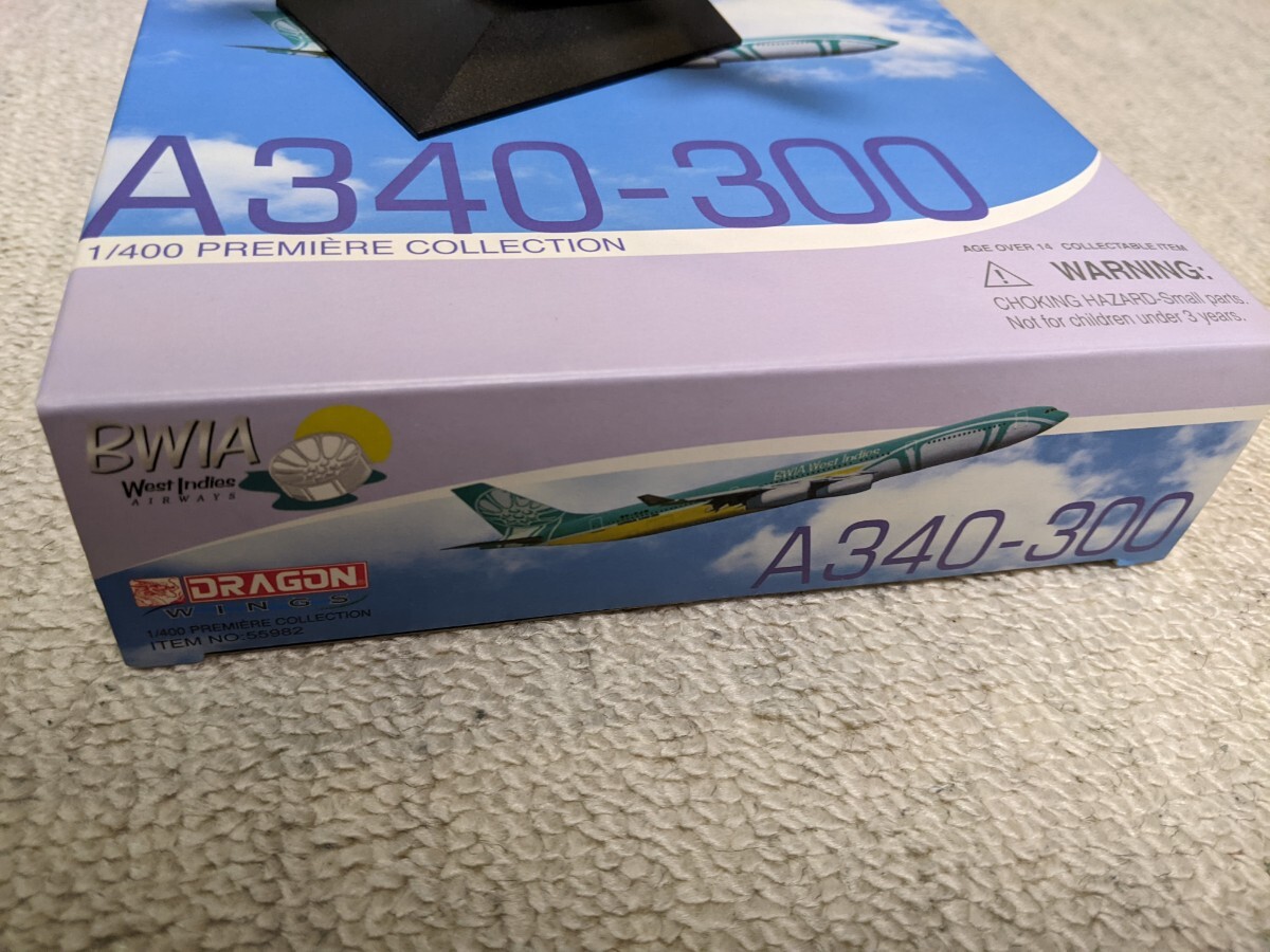 DRAGON　ドラゴン　ダイキャスト　旅客機　BWIA west indies airlines 　A340-300_画像2
