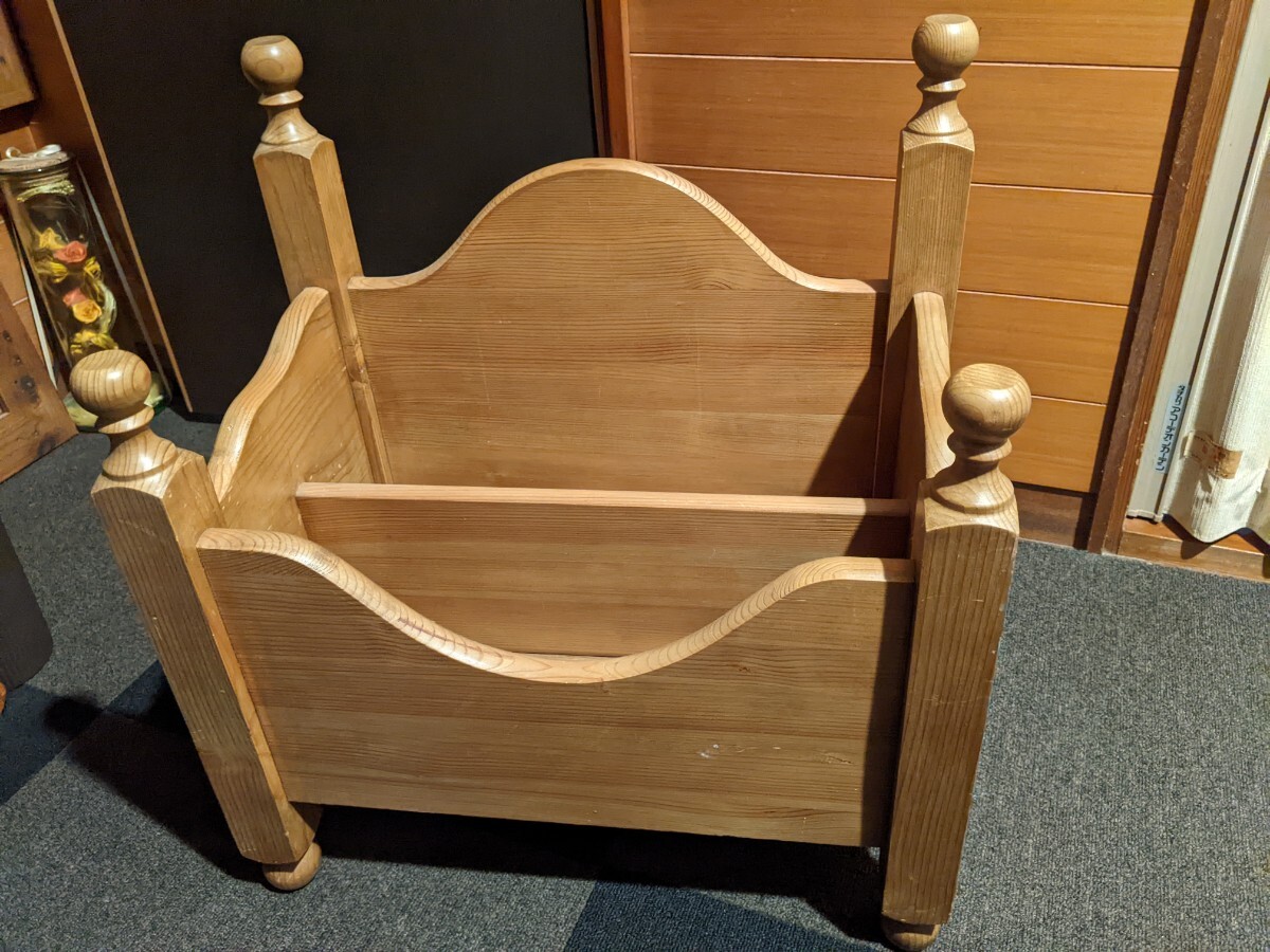 イギリス カントリー家具 マガジンラック イギリス製 パイン家具