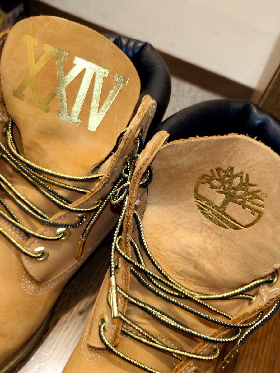 24karats× Timberland 8W  26cm ティンバーランド チャーム付き