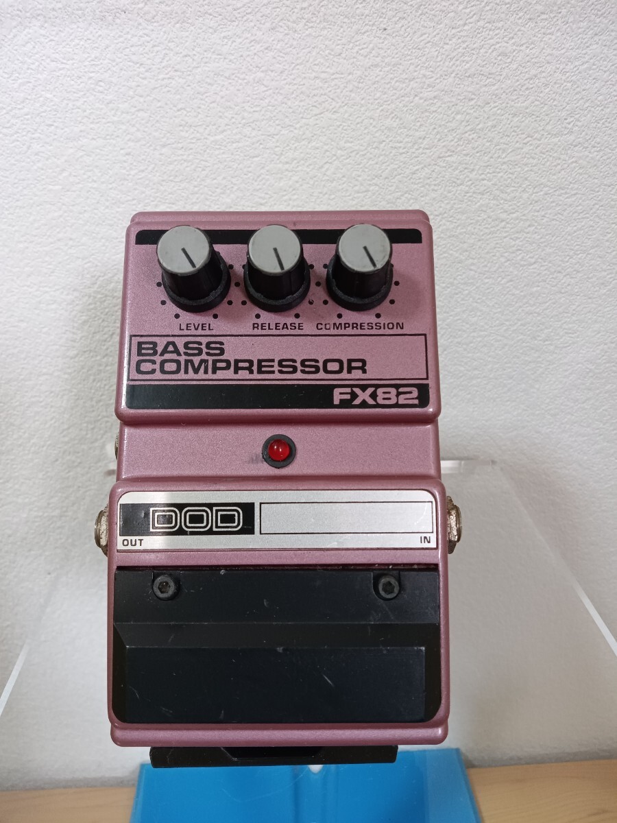 DOD FX82 BASS COMPRESSOR ベース コンプ USA製 音響 現状品_画像2