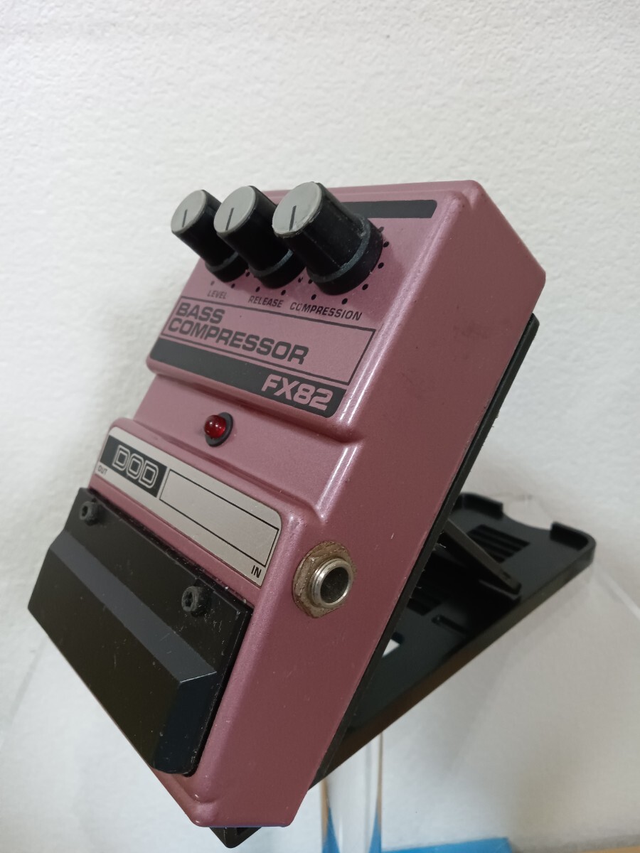 DOD FX82 BASS COMPRESSOR ベース コンプ USA製 音響 現状品_画像4