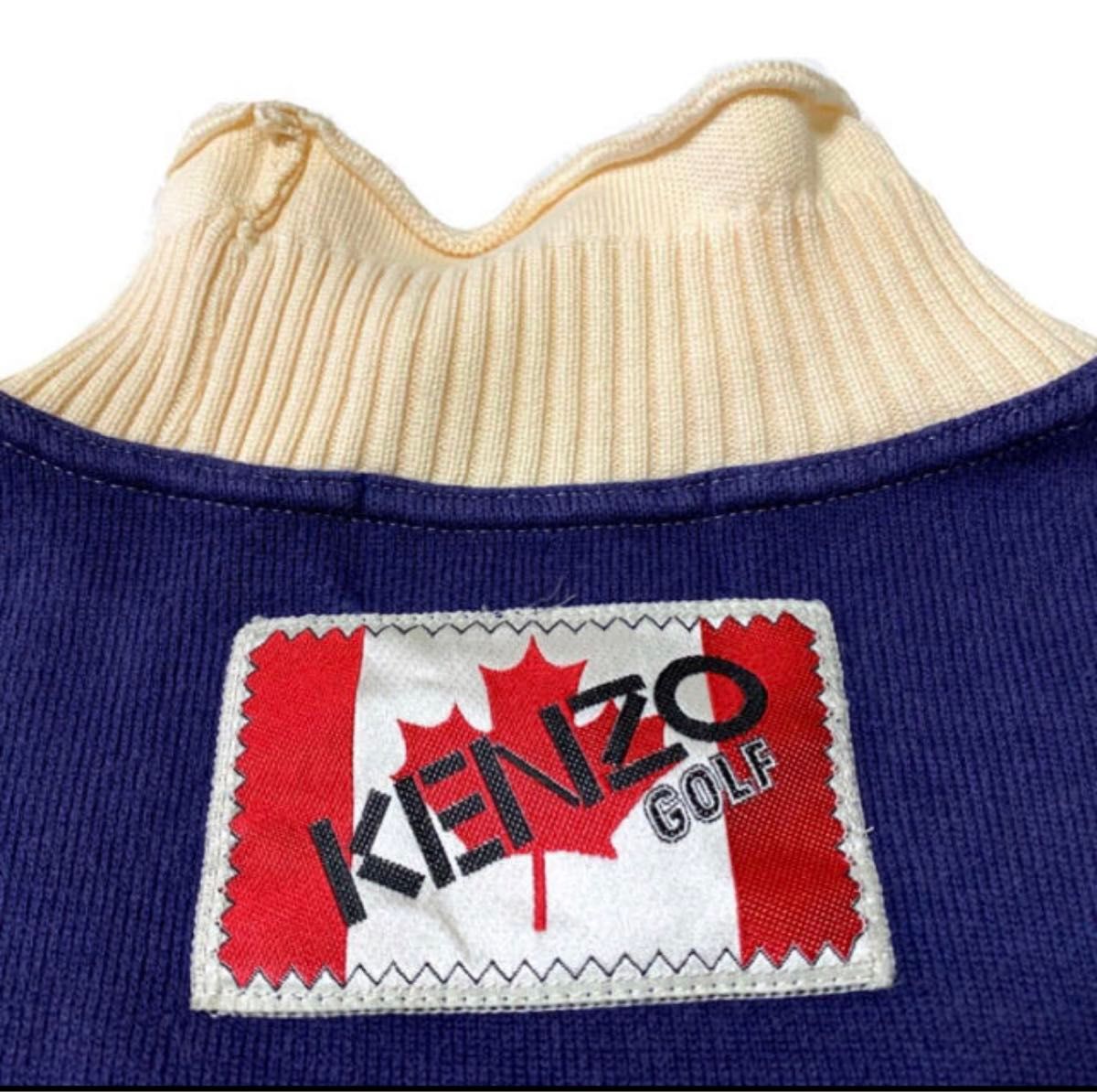 日本製【KENZO GOLF】ケンゾーゴルフ1 スェット サイド刺繍 ロゴワッペン