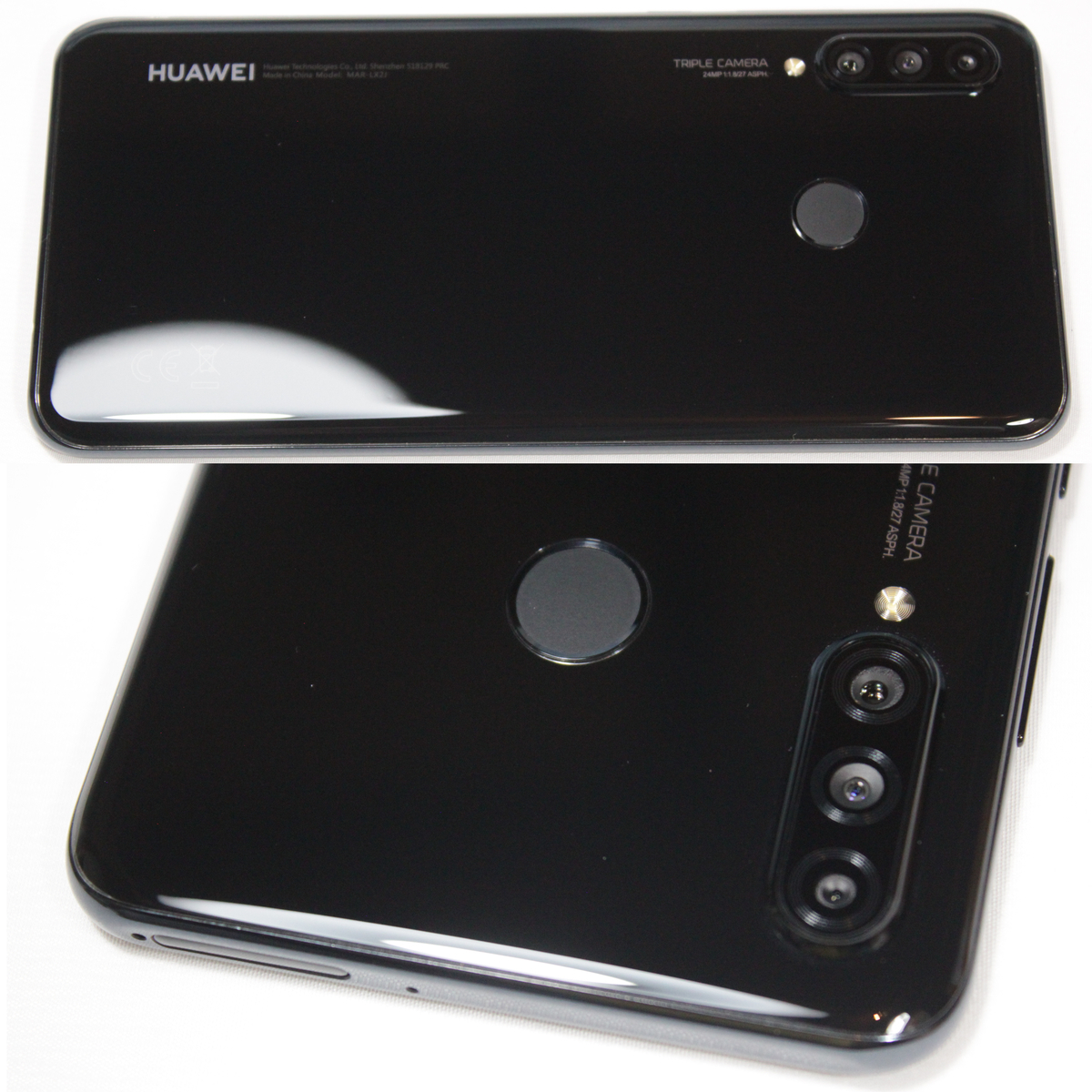 [デュアルSIM/EMUI12] HUAWEI P30 lite MAR-LX2J ミッドナイトブラック 判定◯ 楽天モバイル SIMフリー ■ Rakuten Mobile ファーウェイ /o_背面は非常に綺麗です。
