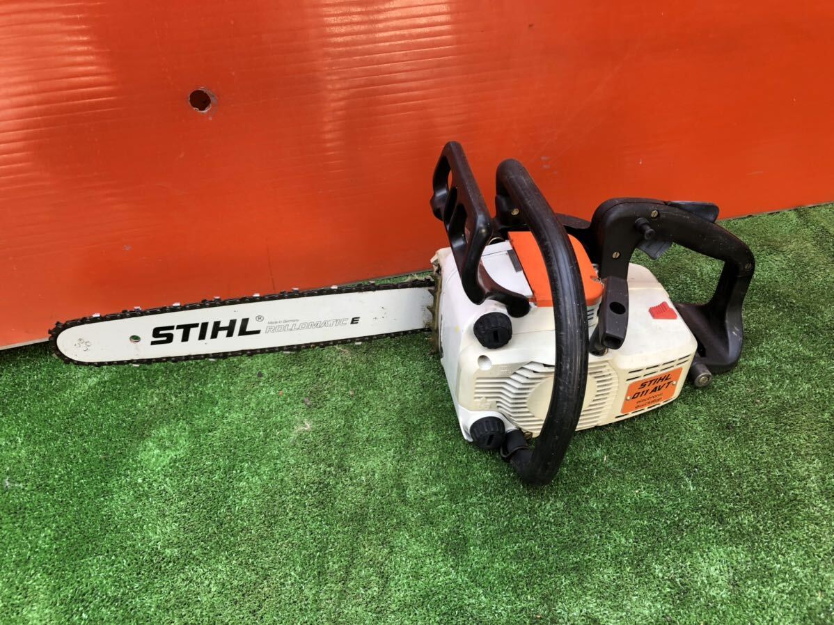 STIHL スチール チェンソー エンジンチェーンソー 011AV 011AVTEQ 中古_画像1