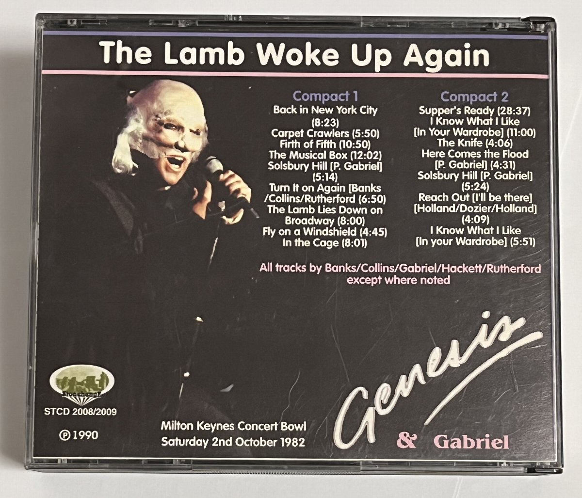 CD 2枚組 GENESIS & Gabriel The Lamb Woke Up Again ピーター・ガブリエル ジェネシスの画像2
