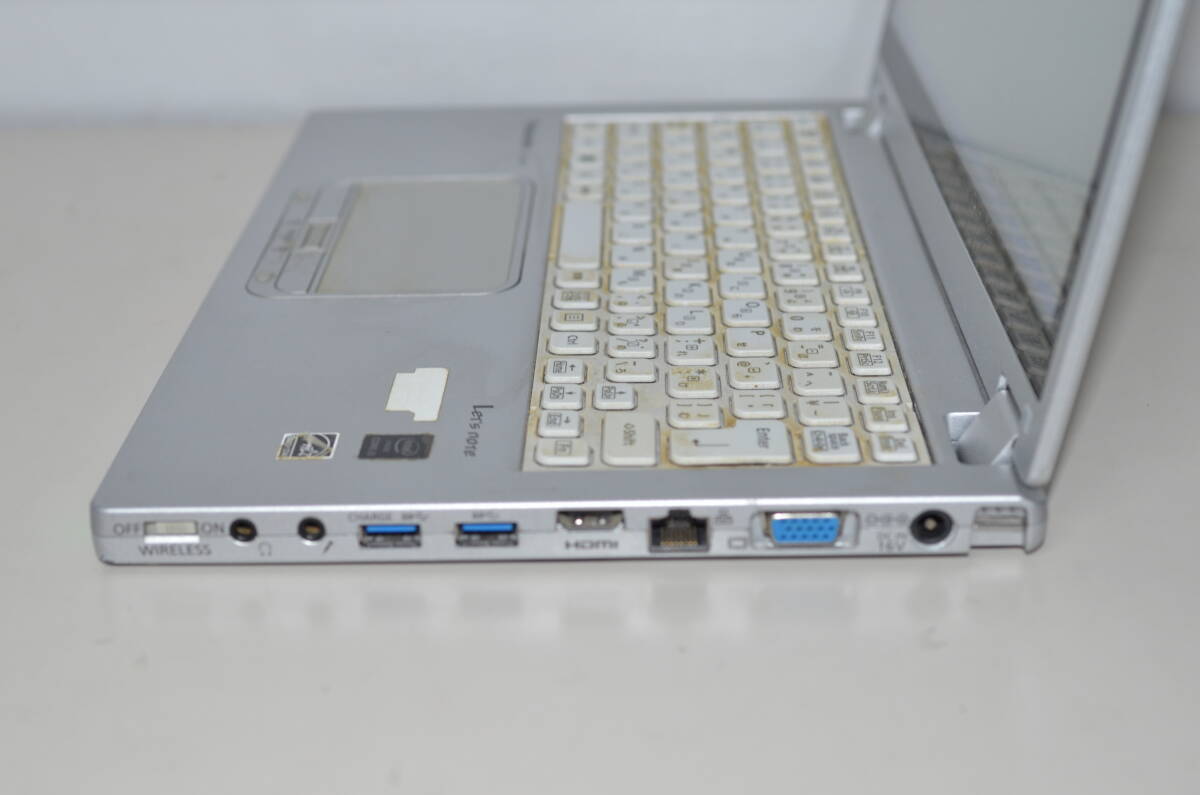 ジャンク品ノートパソコン Panasonic CF-MX4H11NC core i5-5200U 12.5インチの画像5