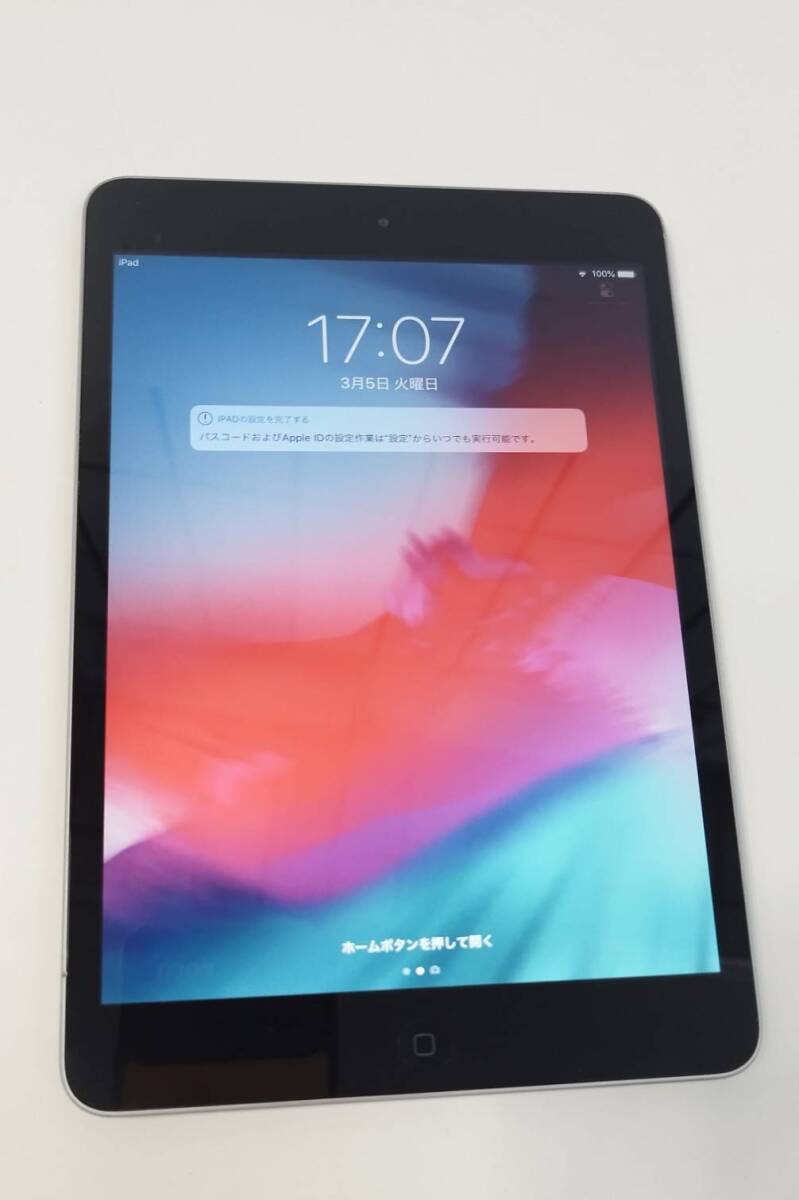 【Wi-Fiモデル】iPad mini 2 ME277J/A (A1489) 32GB_画像1