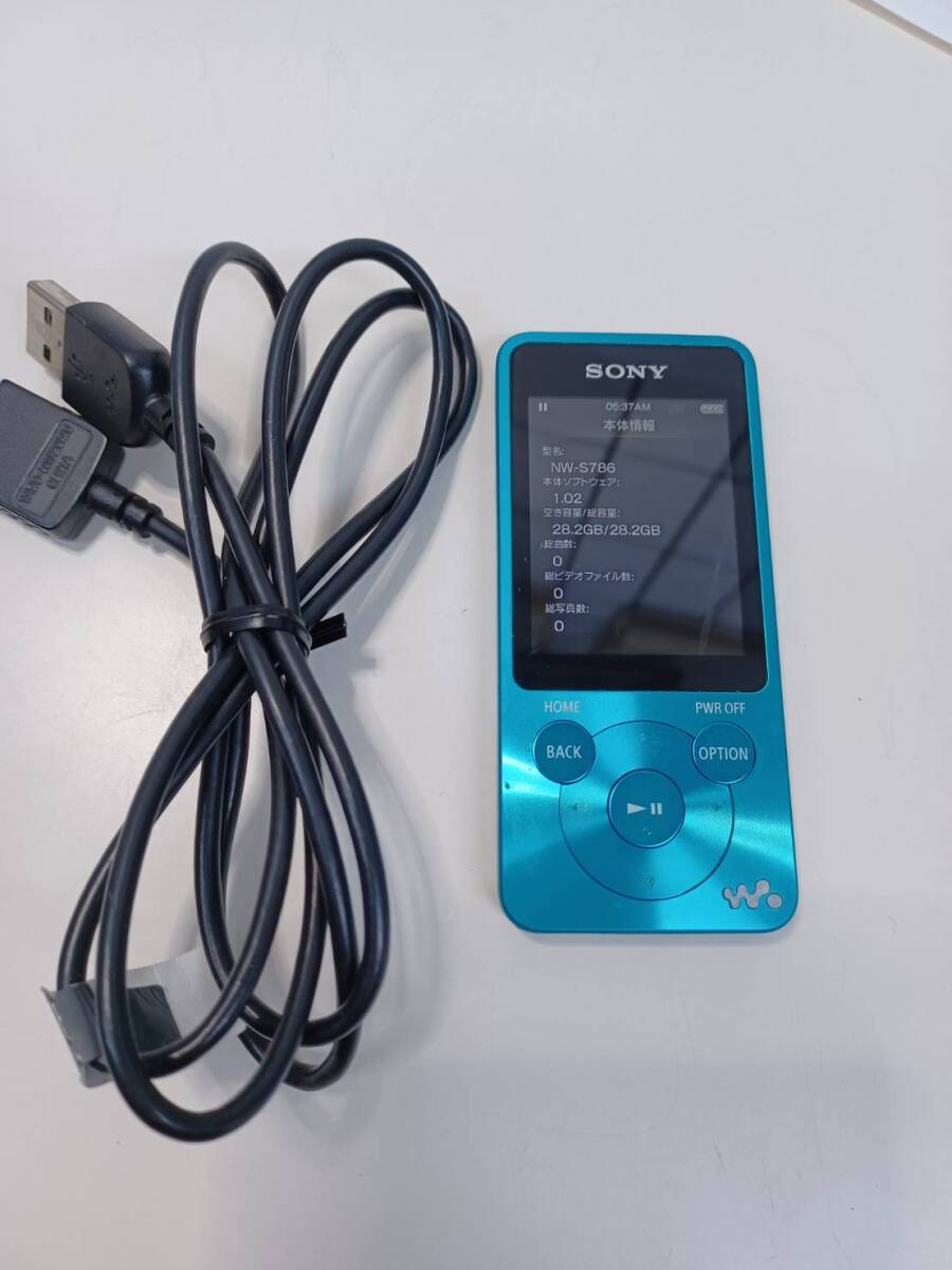 【動作品】SONY ウォークマン Sシリーズ NW-S786/32GB_画像1