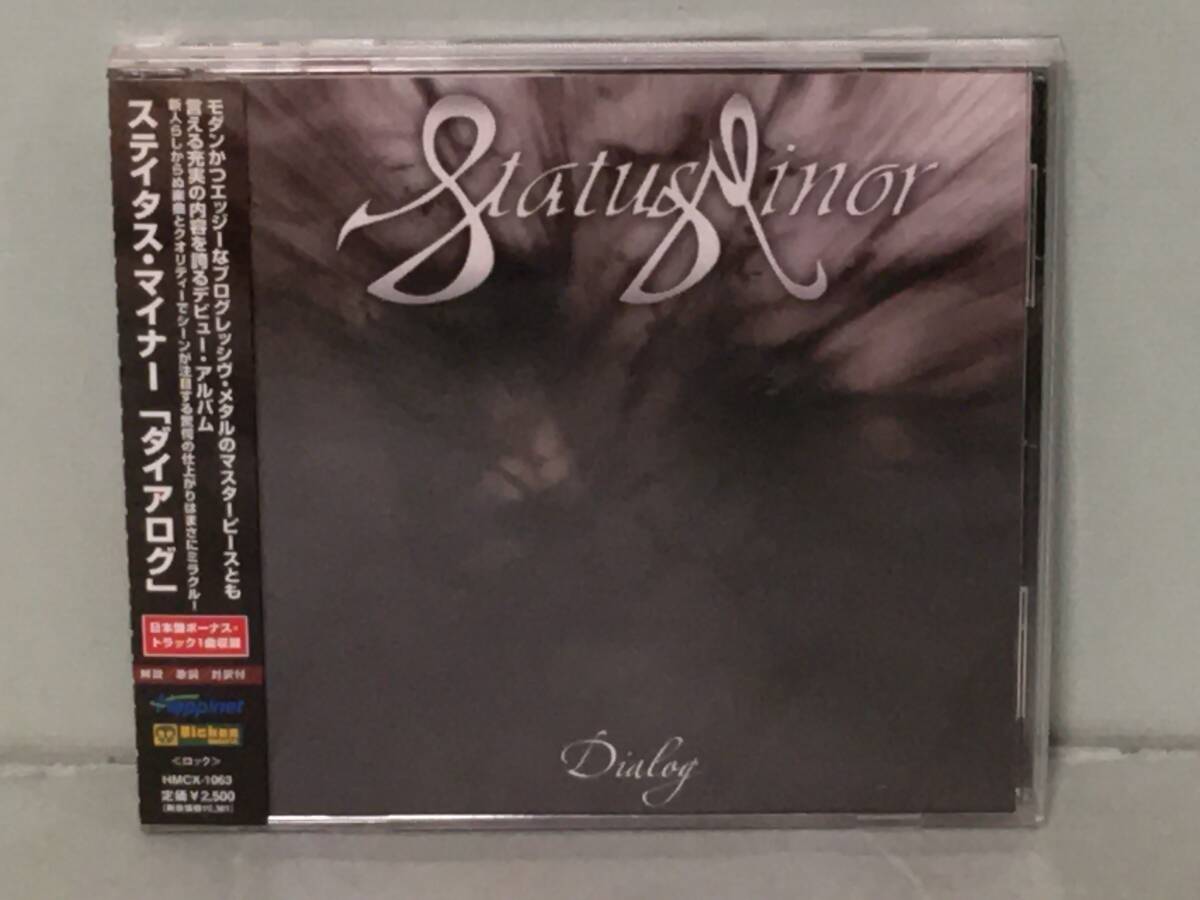 STATUS MINOR ステイタス・マイナー / ダイアログ   国内盤帯付CD  ボーナス・トラック1曲収録の画像1