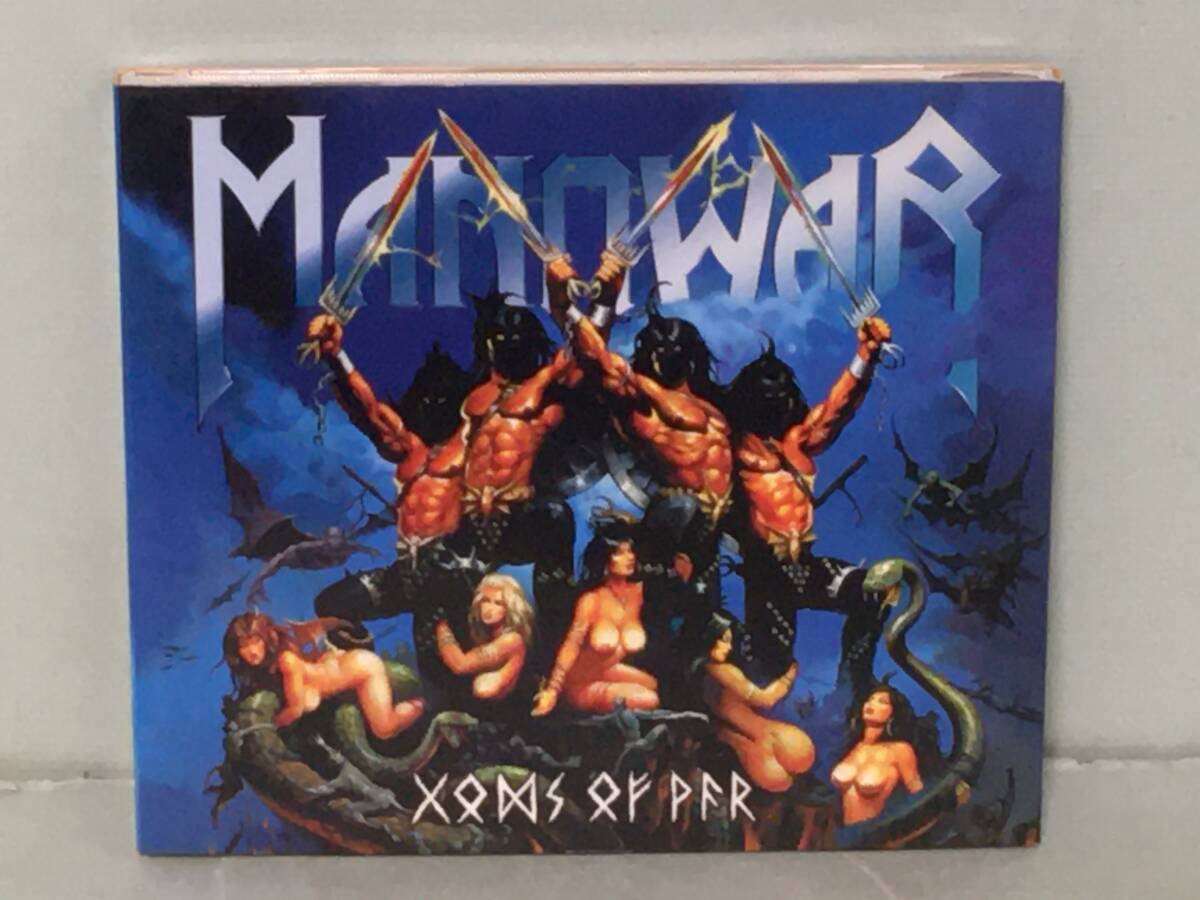 MANOWAR マノウォー / ゴッズ・オブ・ウォー　　　国内盤CD　　ボーナス・トラック1曲収録　　スリップケース_画像1