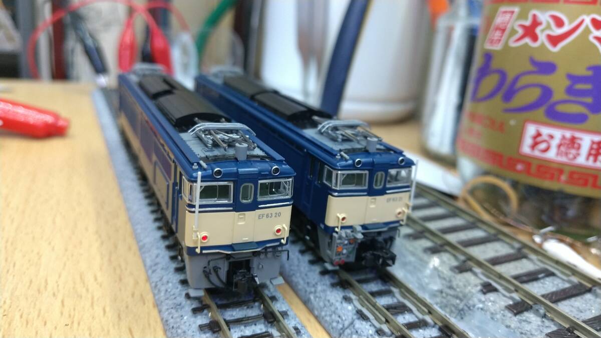 TOMIX EF63形電気機関車（2次形・青色）セット 92168_画像9
