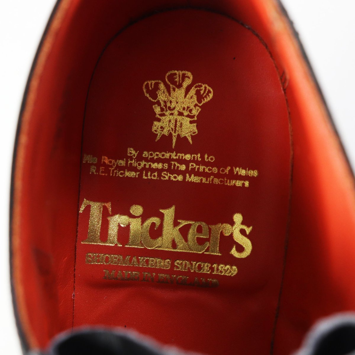 【ドンドン見直し】極美品 Tricker's トリッカーズ L5679 ANNE アン ウイングチップ レザーシューズ ブラック 7 イングランド製 メンズ_画像6