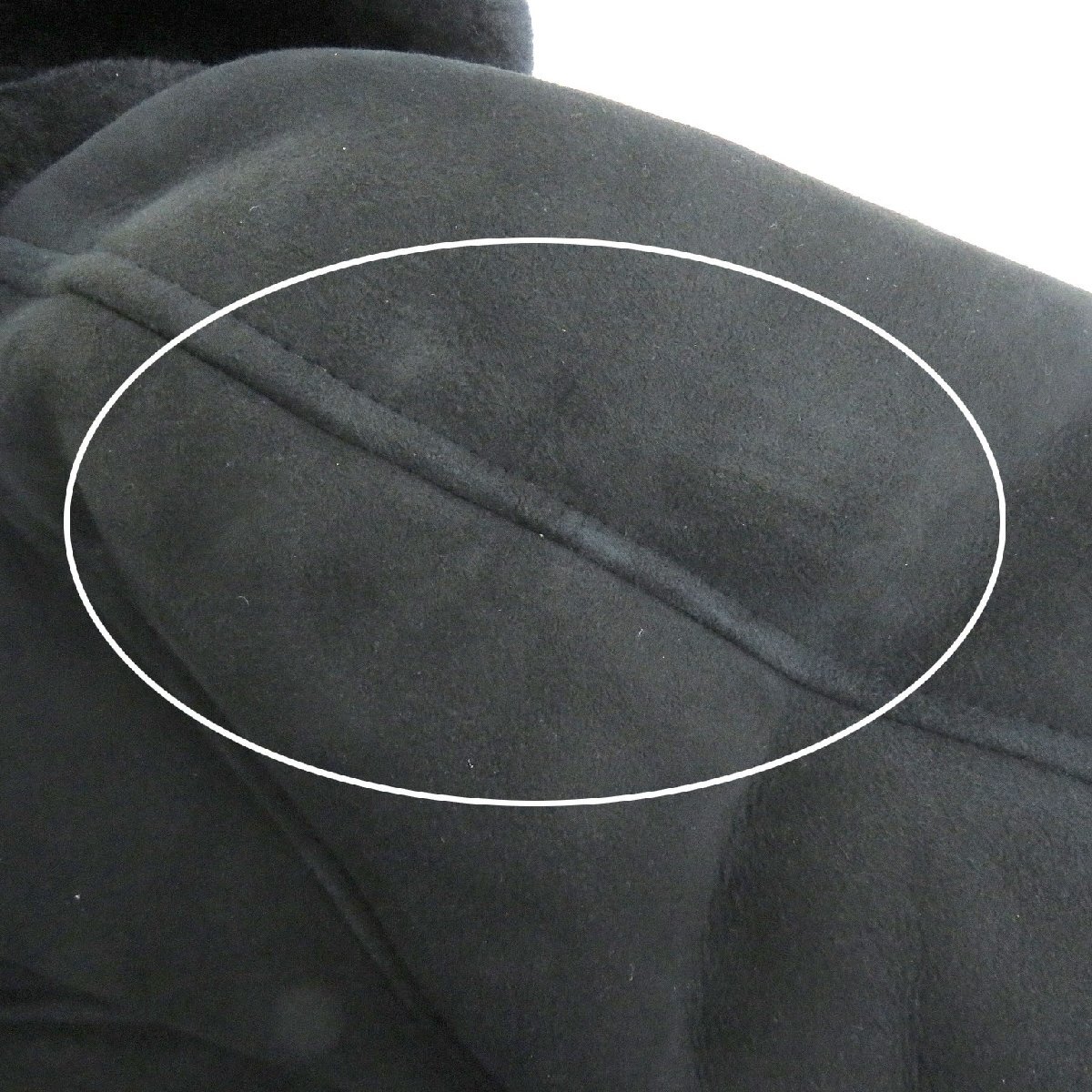  хорошая вещь EMMETI 812767emeti кожа ягненка 100% WZIPf- dead длинное пальто мутоновое пальто темный темно-синий 48 Италия производства стандартный товар мужской 