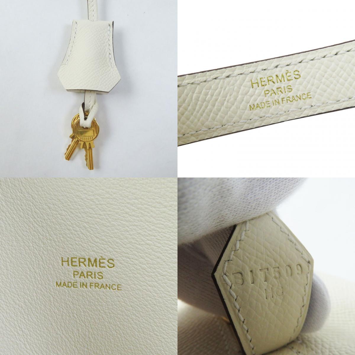 未使用品◎HERMES エルメス ボリード1923 30 ナタ ゴールド金具 ヴォーエプソン 2WAY ハンド／ショルダーバッグ B刻 箱・袋付 レディース_画像8