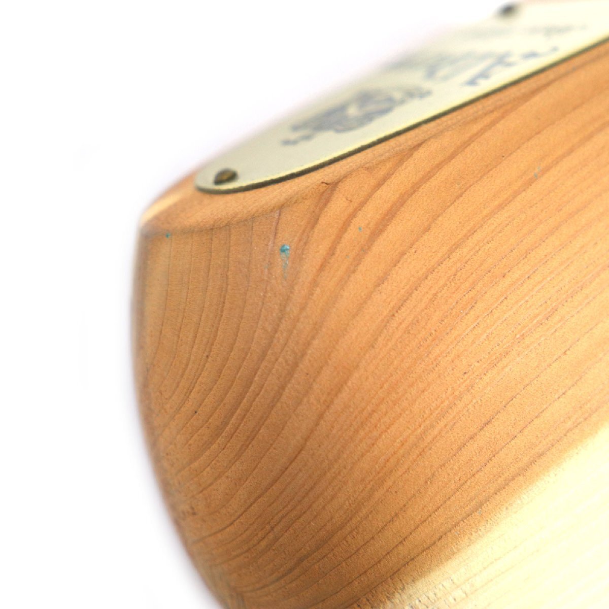 【ドンドン見直し】美品 ALDEN オールデン ロゴプレート付き 木製 ウッド シューツリー シューキーパー ナチュラル ゴールド金具 メンズ_画像6
