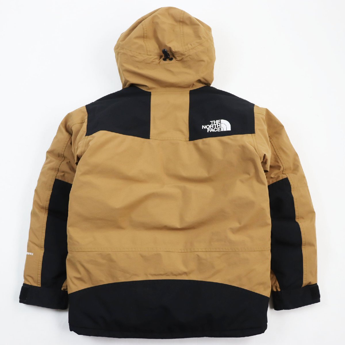 美品●THE NORTH FACE ザ・ノースフェイス NP91930 Mountain Down Jacket ゴアテックス フーデッドダウンジャケット 茶 黒 S 正規品_画像4