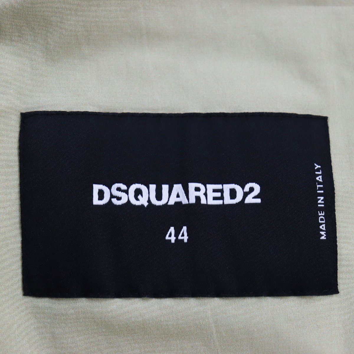 極美品●DSQUARED2 ディースクエアード 22SS S74AA0248 Street Art Trench Coat トレンチコート マルチカラー 44 イタリア製 メンズ 正規品_画像6