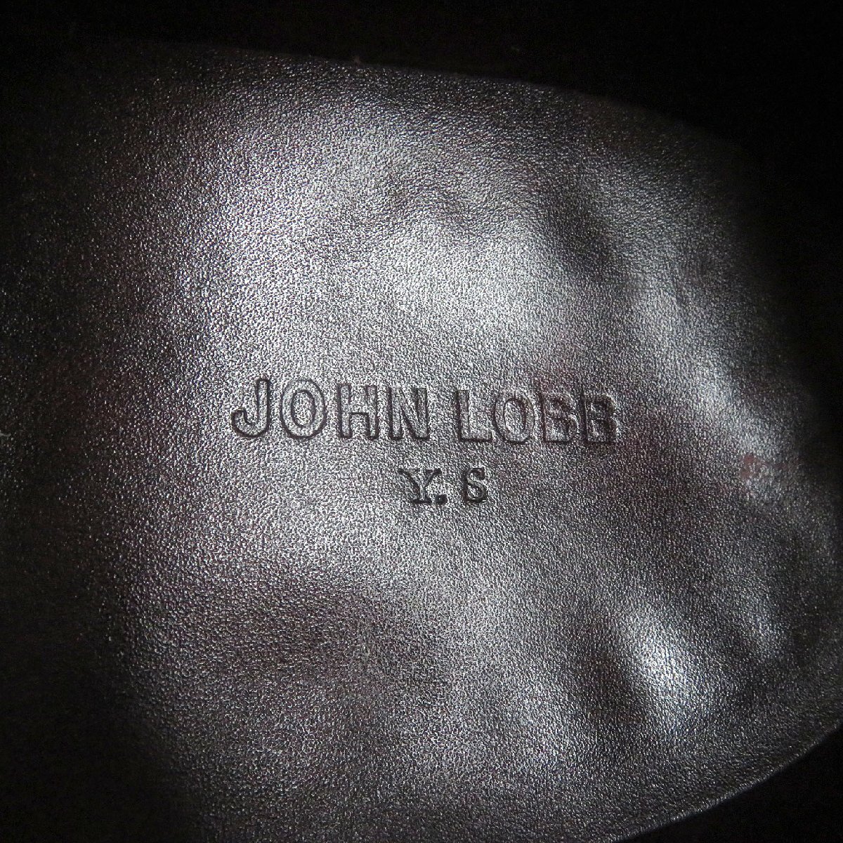 良品□John Lobb ジョンロブ SEATON 1000ラスト ミュージアムカーフ プレーントゥ ドレスシューズ バーガンディ 9 イングランド製 メンズ_画像7