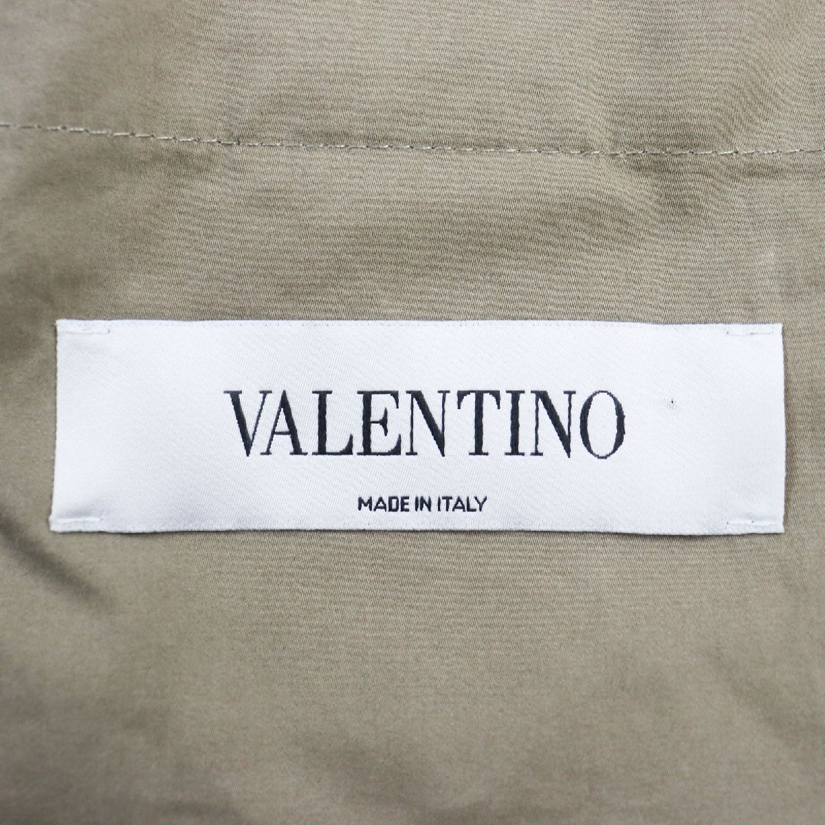  unused goods 0 Valentino SV3CJB855C2 Logo print Super Long height turn-down collar coat beige 50 hanger attaching made in Italy regular goods men's 