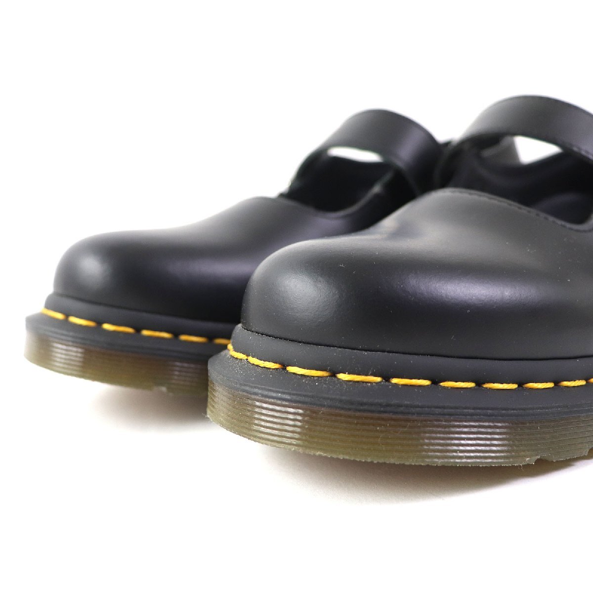 未使用品△Dr.Martens ドクターマーチン 5026 メリージェーン ストラップ付き レザーシューズ ブラック UK6 イタリア製 レディース_画像7