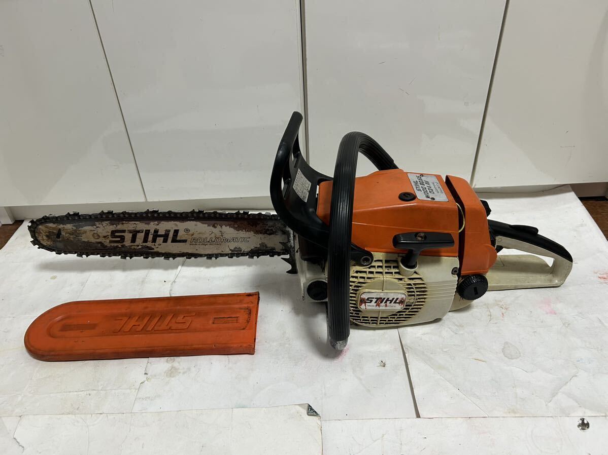 スチール STIHL WOOD BOSS 024 AV エンジン　チェーンソー電動工具　切断機 ジャンク品　現状販売