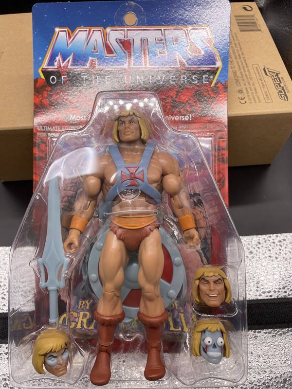 SUPER 7 マスターズオブユニバース　ヒーマン　アニメ版　ultimate MOTU masters of universe マテル_画像1