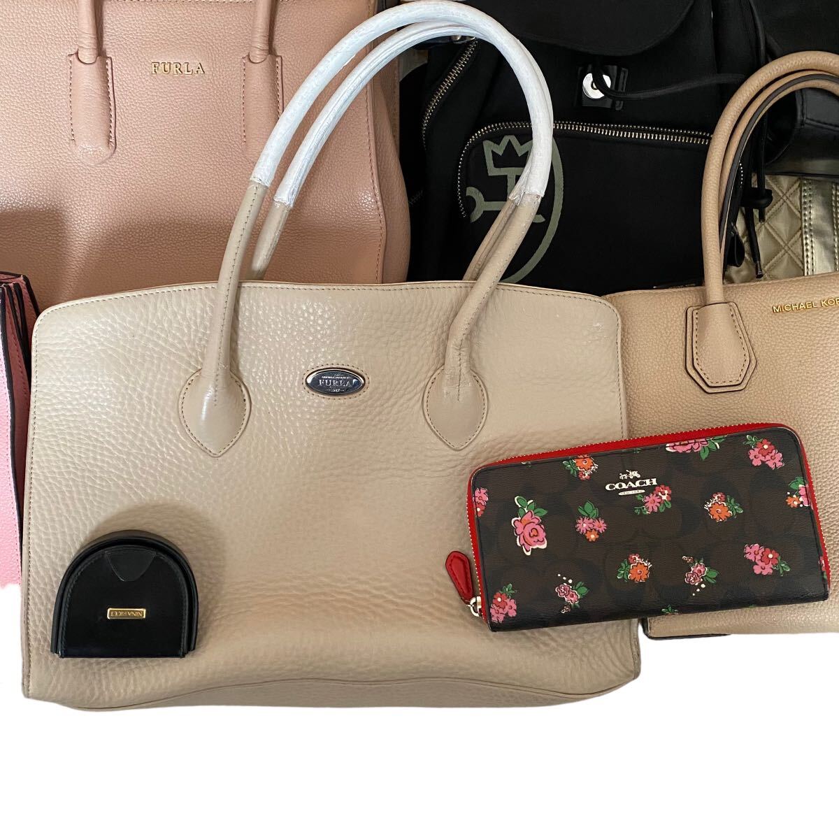 1円 coach コーチ フルラ FURLA マイケルコース マークジェイコブス バッグ まとめ 21点 トートバッグ ショルダー ハンド レザー _画像7