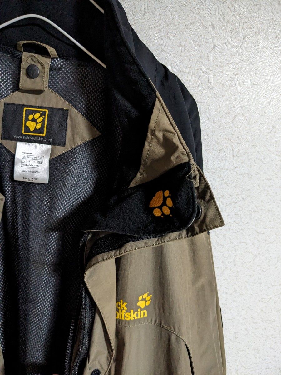 Jack Wolfskin ジャックウルフスキン メンズ 防水 シェルジャケットマウンテンジャケットXL