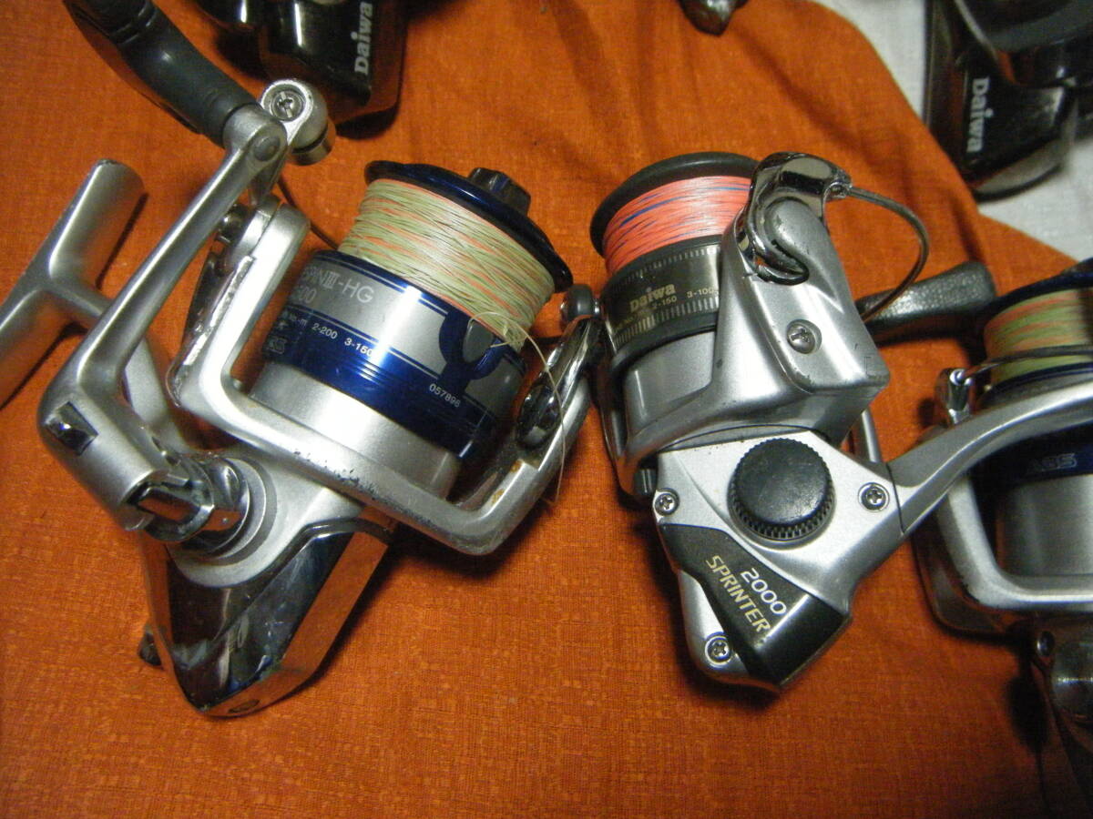 ●ダイワ　 Daiwa FINESURF30　スプリンター2000　3000　スピニングリール　8個●_画像5