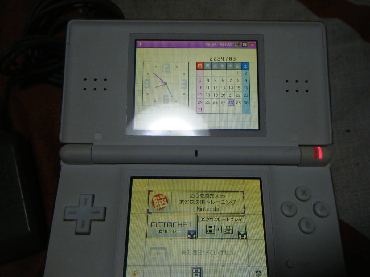 ●ニンテンドーDS LITE　ホワイト　難あり●_画像3