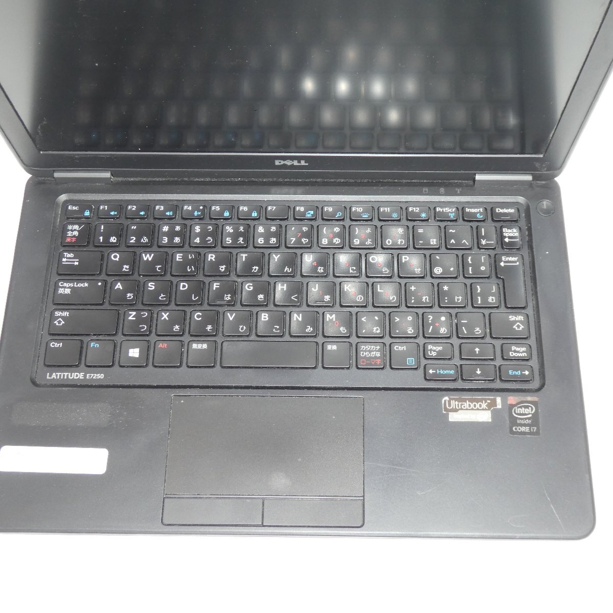 【ジャンク】DELL Latitude E7250 Core i7-5600U 2.6GHz/8GB/SSD256GB/12インチ/OS無/パスワードロック/AC無【栃木出荷】_画像3