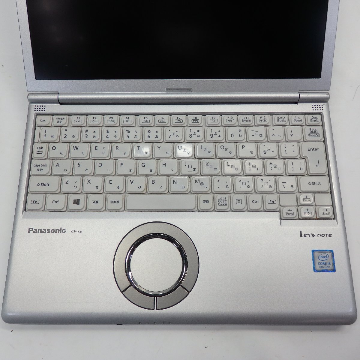 1円～Panasonic Let'snote CF-SV7 Core i5-8250U 1.6GHz/16GB/SSD256GB/DVDマルチ/12インチ/OS無/動作未確認/AC無【栃木出荷】_画像4