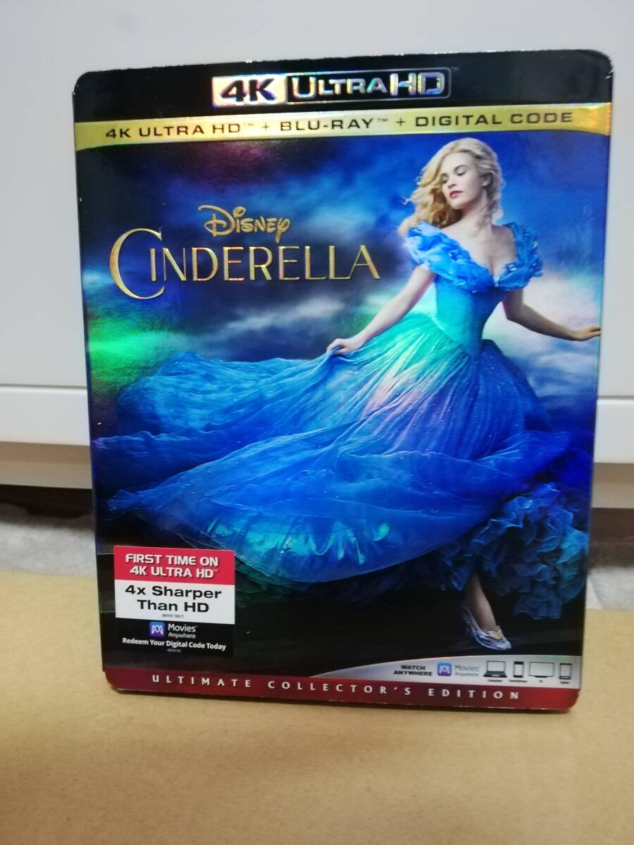 Cinderella（邦題：シンデレラ）輸入版4KULTRA HD＋ブルーレイ 2枚組　実写版_画像1
