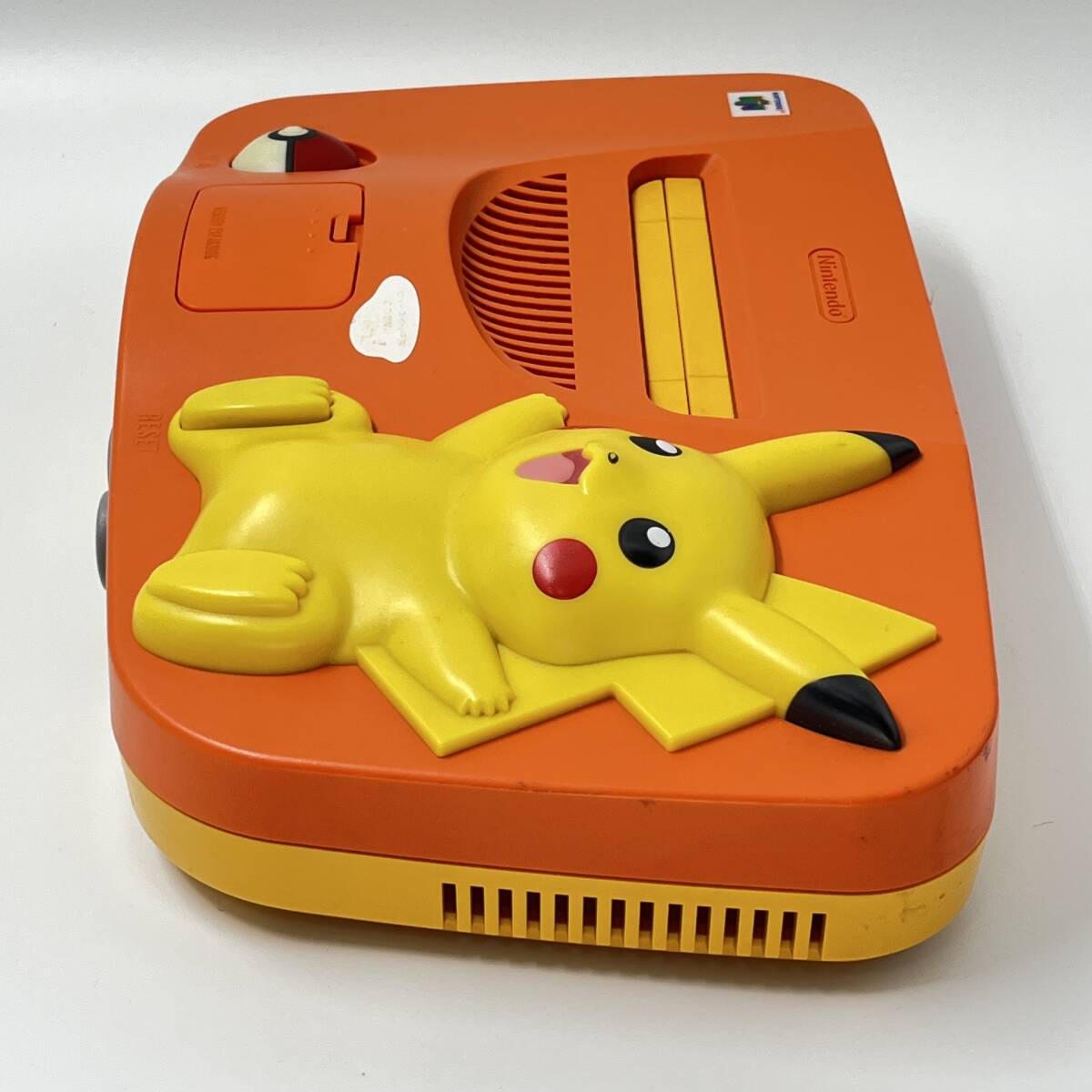 【ゲーム動作確認済み】ニンテンドー64 ピカチュウ オレンジ nintendo 64 pikachu n64 中古品の画像3