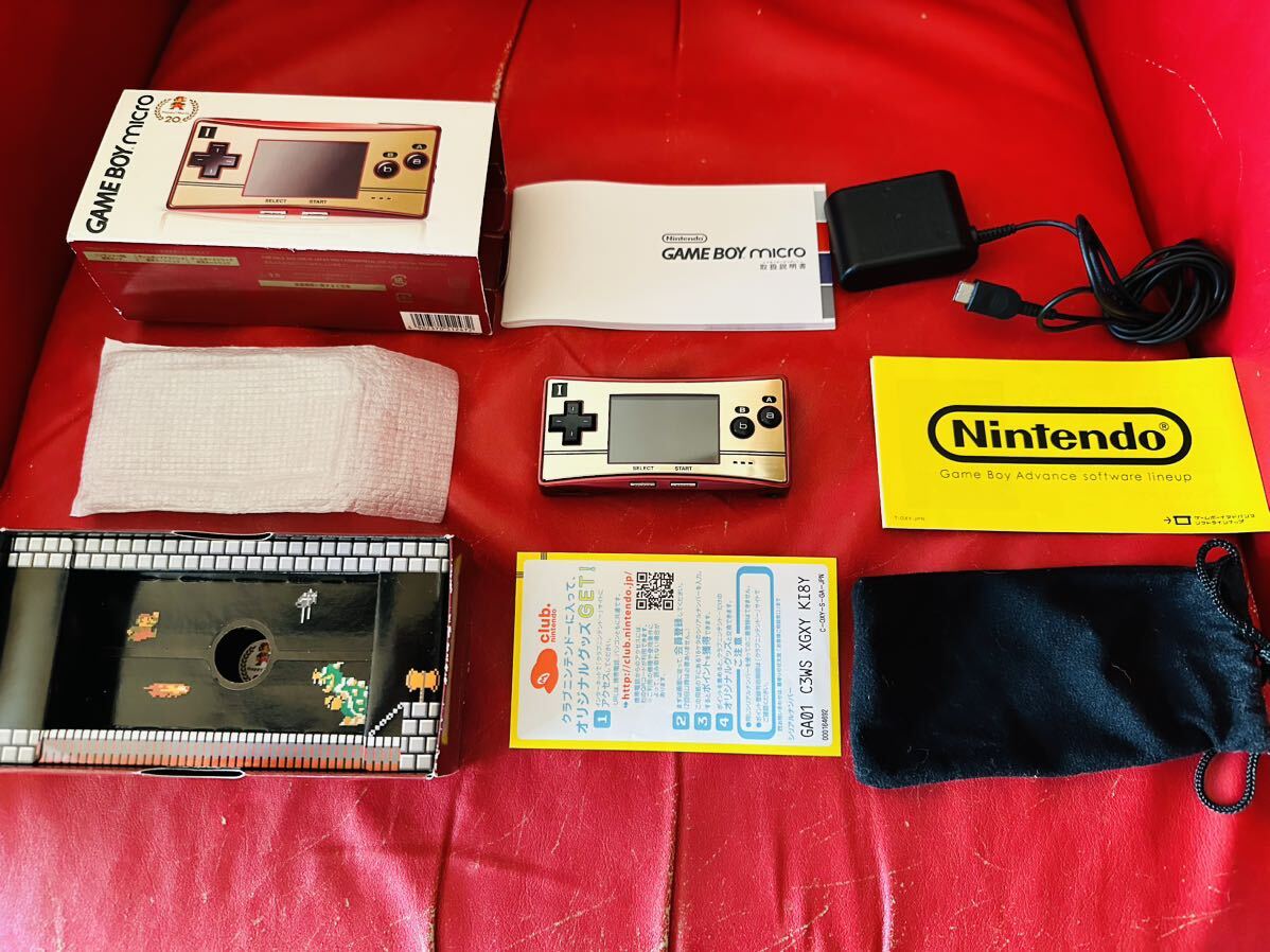 ★ 【レア】 希少 ゲームボーイミクロ 本体 ファミコンカラー GAME BOY micro 任天堂 Nintendo ★_画像3