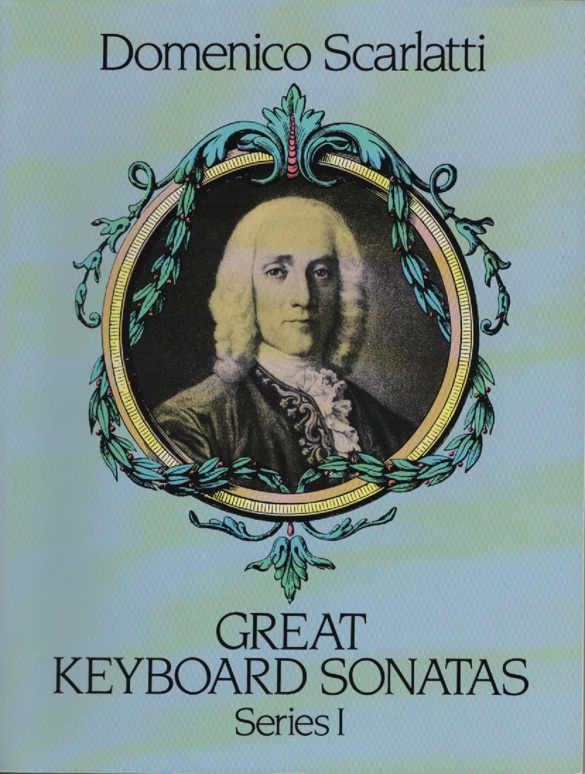 【楽譜 スカルラッティ ソナタ】※全4巻揃 Dover publ. Domenico Scarlatti: Great Keyboard Sonatas Series I～IV_Series I 表紙