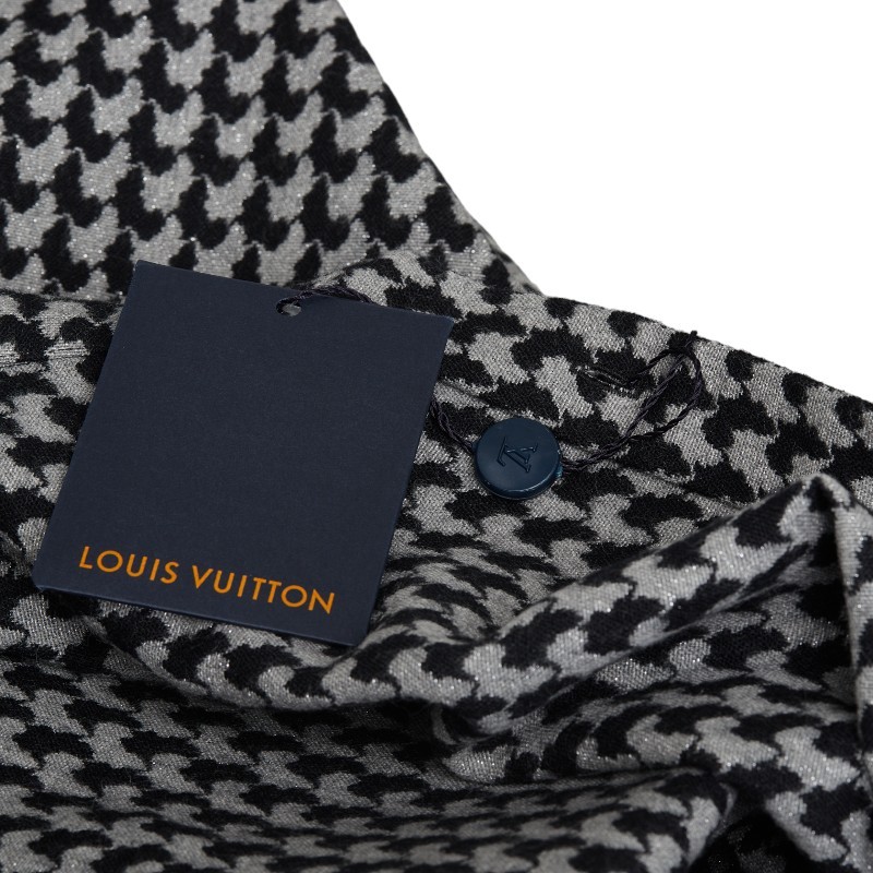 ルイ ヴィトン 千鳥格好 サイズ：XXL RM192 RDQ HHS66W ブラック グレー ウール ポリエステル メンズ LOUIS VUITTON 【中古】_画像8