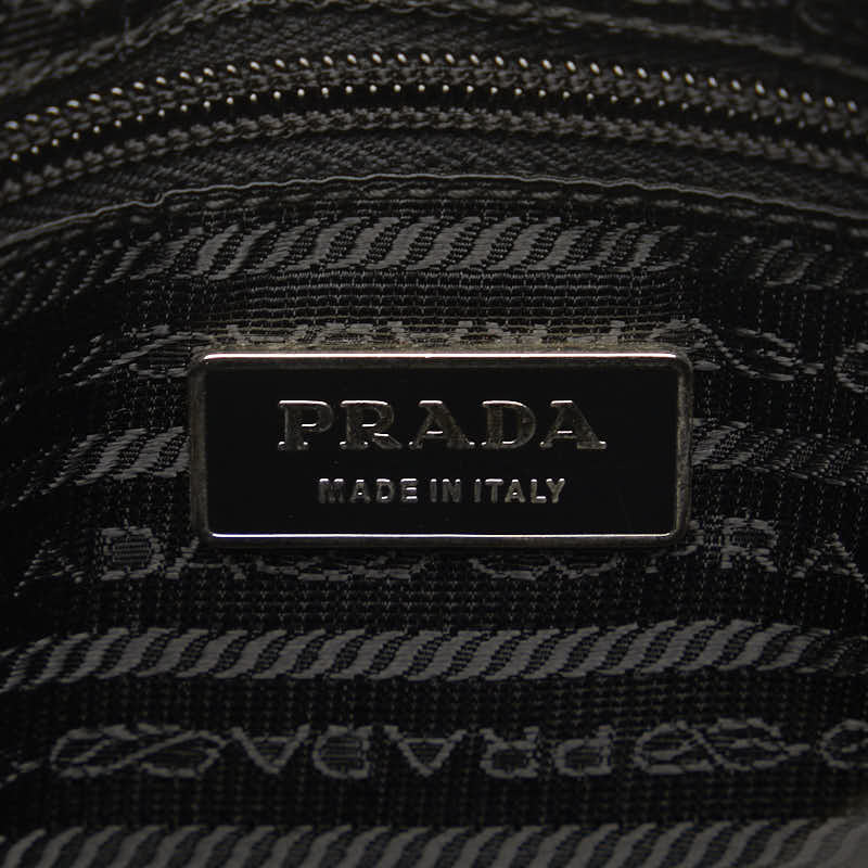 プラダ ウエストバッグ ボディバッグ ブラック ナイロン レディース PRADA 【中古】_画像7