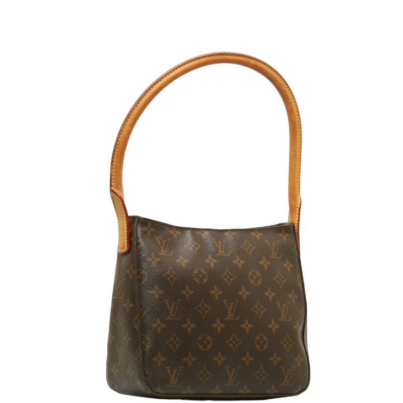 ルイ ヴィトン モノグラム ルーピングMM ショルダーバッグ ハンドバッグ M51146 ブラウン PVC レザー LOUIS VUITTON 【中古】_画像2