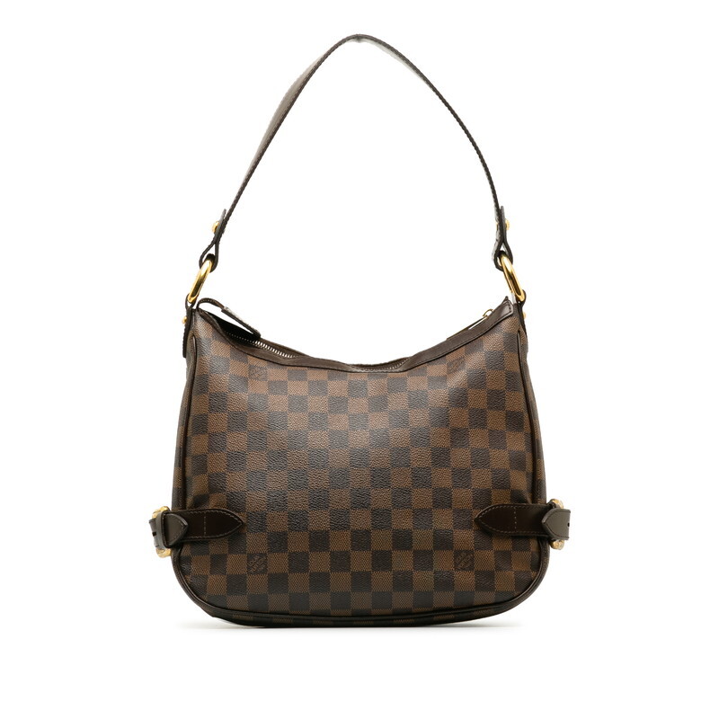 ルイ ヴィトン ダミエ ハイバリー ハンドバッグ ショルダーバッグ N51200 ブラウン PVC レザー レディース LOUIS VUITTON 【中古】_画像3