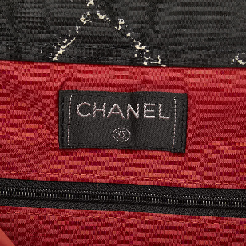 シャネル トラベルライン リュック バックパック ブラック ナイロン レディース CHANEL 【中古】_画像7